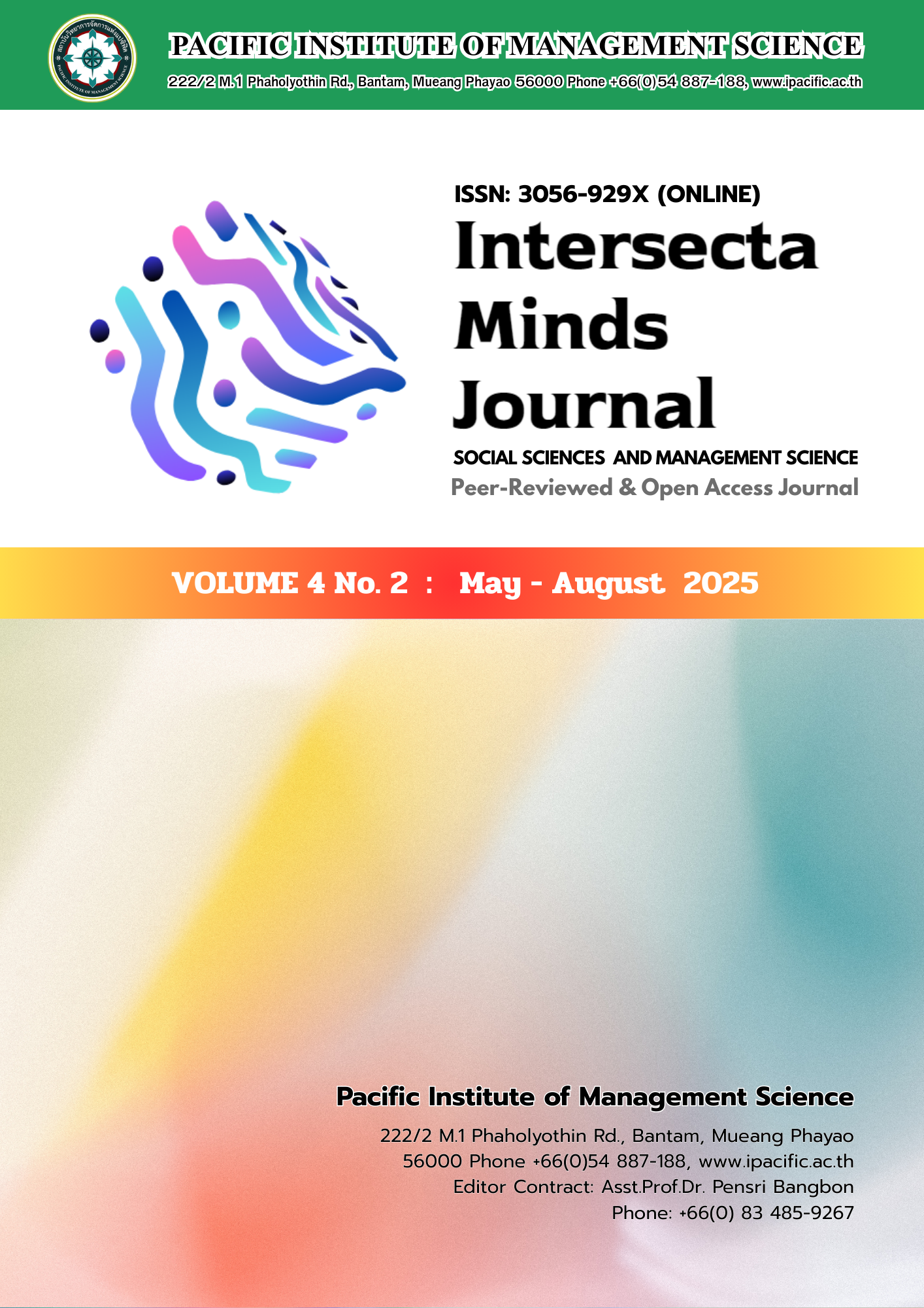 					View Vol. 4 No. 2 (2025): May - August : Intersecta Minds Journal
				