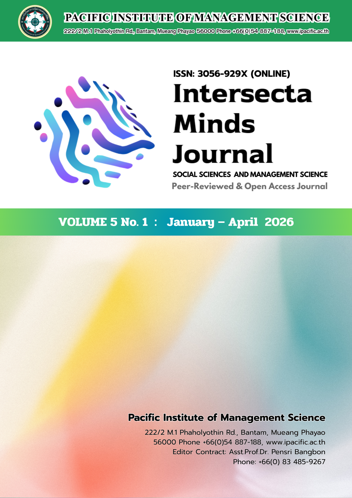 					View Vol. 5 No. 1 (2026): January - April : Intersecta Minds Journal
				
