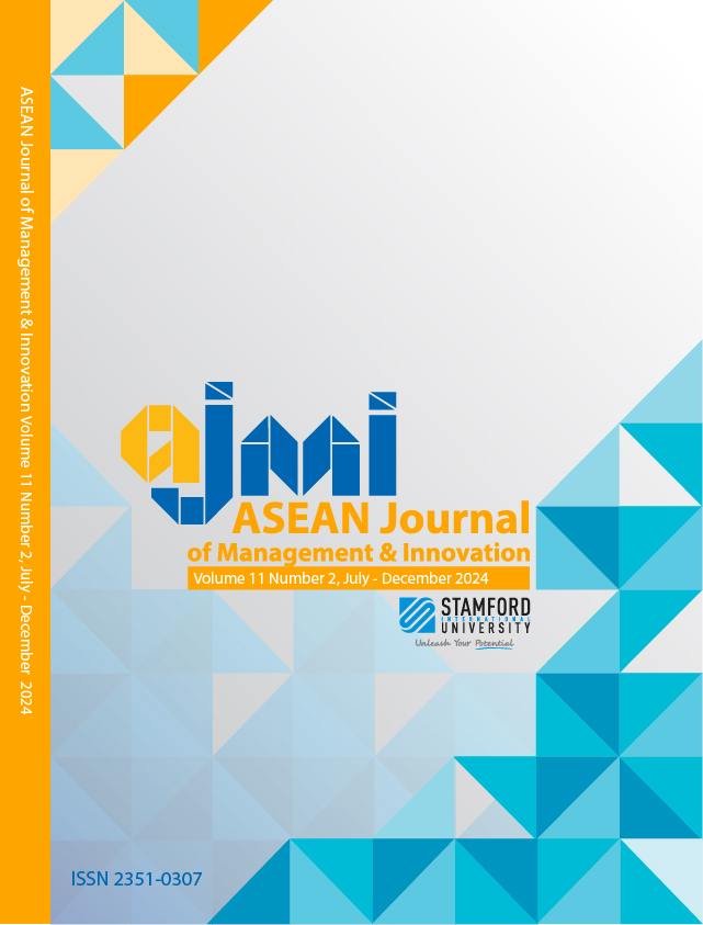 					View Vol. 11 No. 2 (2024): ASEAN Journal of Management & Innovation 
				